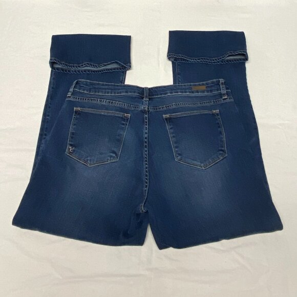 High Rise Karen Baby Bootcut Faded Denim Jeans Medium Wash Kut from the Kloth 14 - Picture 9 of 13